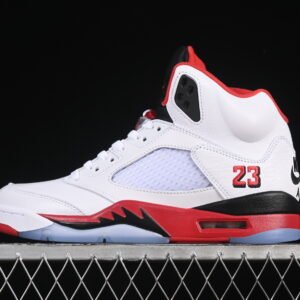 AIR JORDAN 5 "Fire Red Black Tongue"